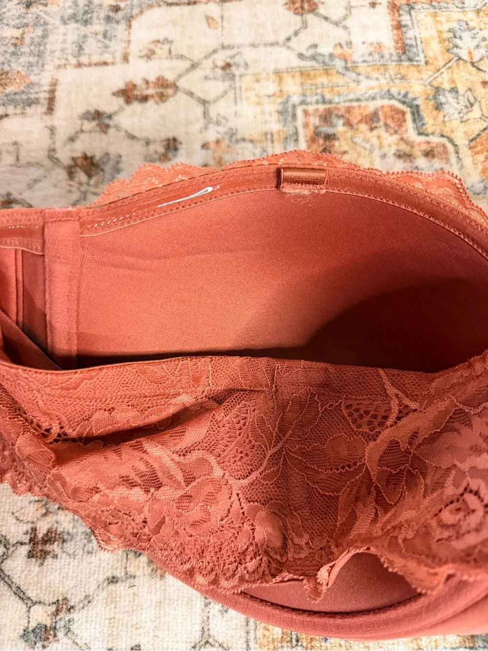 Torrid curve mauve strapless bra
